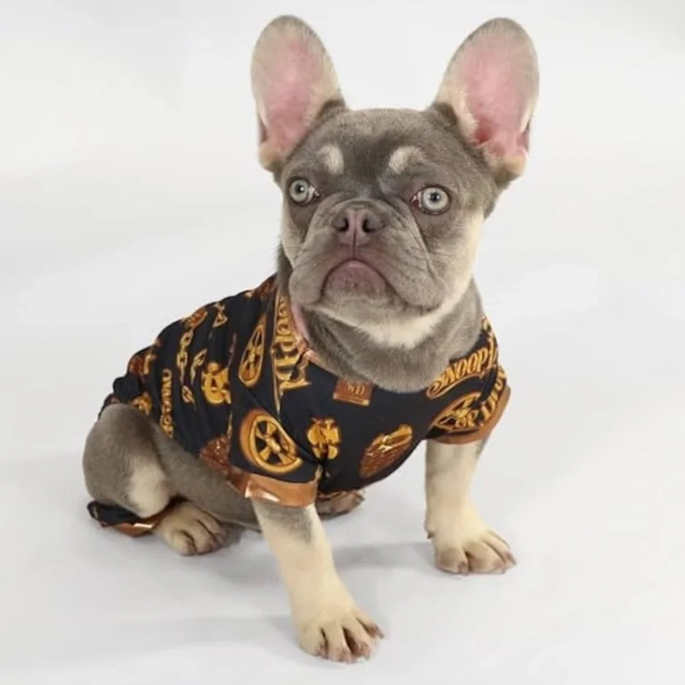NEW Snoop Doggie Doggs Deluxe Pet PJs w/an Off The Chain graphic print, size M